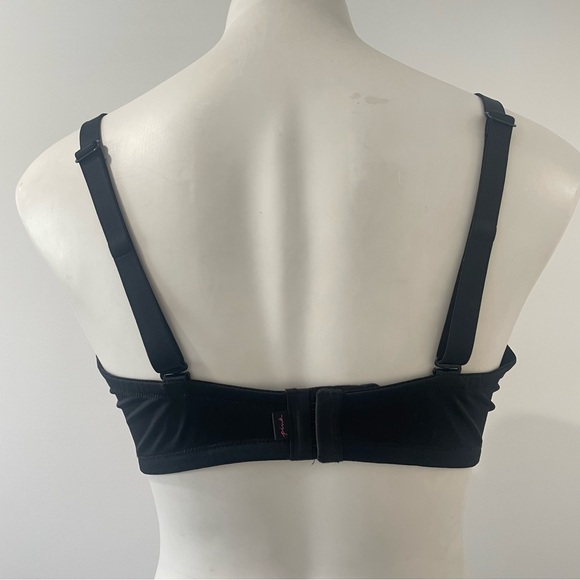 Pink Wear Everywhere Bra 38DDD Black Padded Underwire Victoria’s Secret - Picture 3 of 13